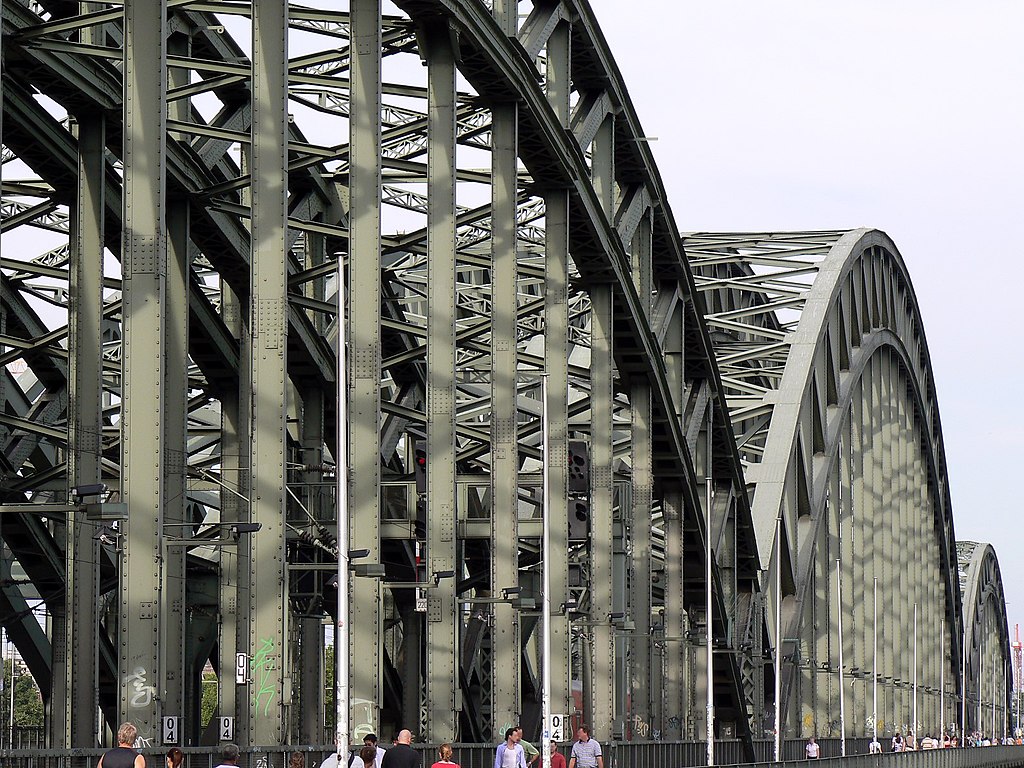 Hohenzollernbrücke 2007 Wikipedia Commons VollwertBIT